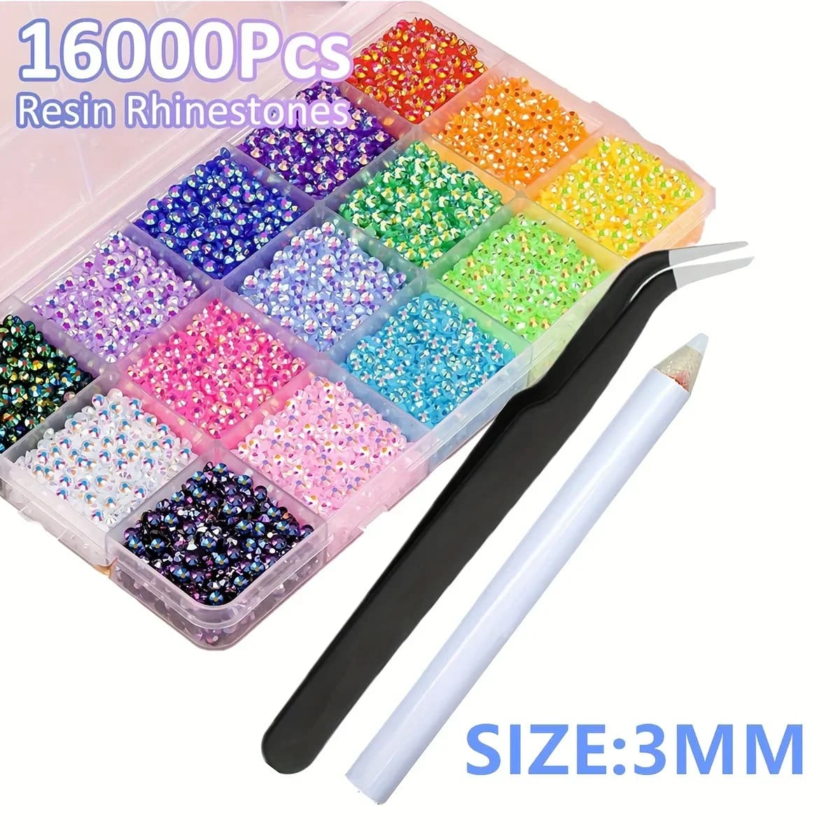 PageLuxe Resin Jelly Rhinestones Mixed-Color Non thumbnail 2